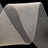 Kemény lószőr szalag 14 cm széles - WHITE (fehér)